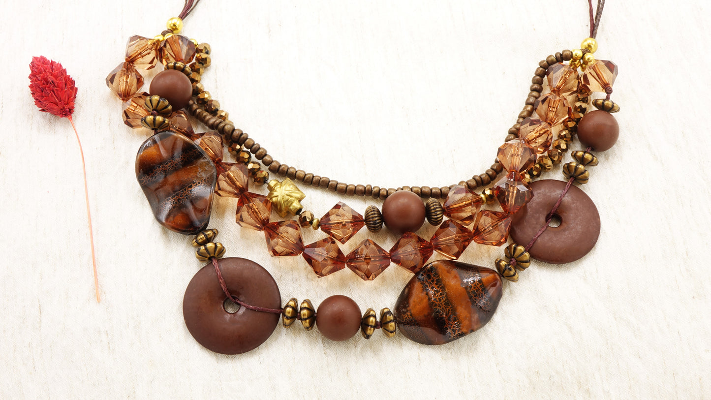 Beaded Chunky Necklace