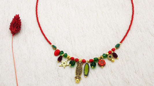 Beaded Star Necklace