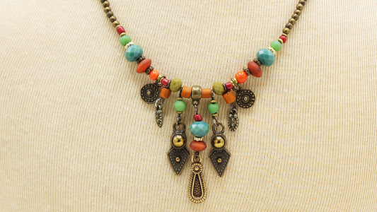 Boho Beaded Necklace